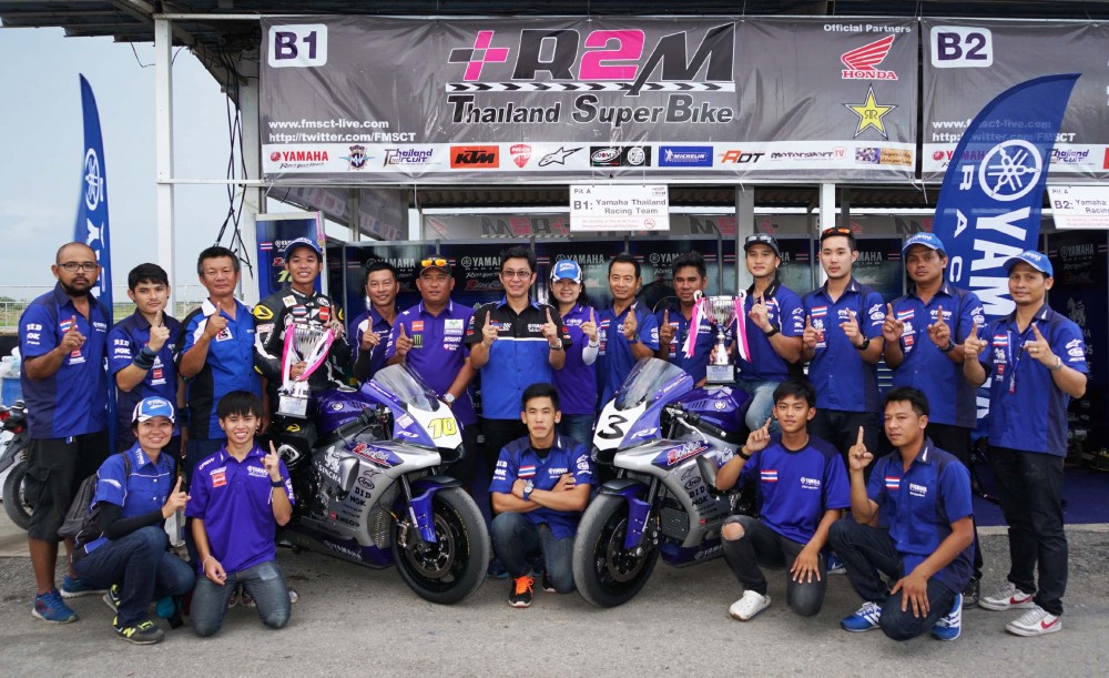 02 ยามาฮ่า กวาดแชมป์ รุ่น 1,000 ซีซี