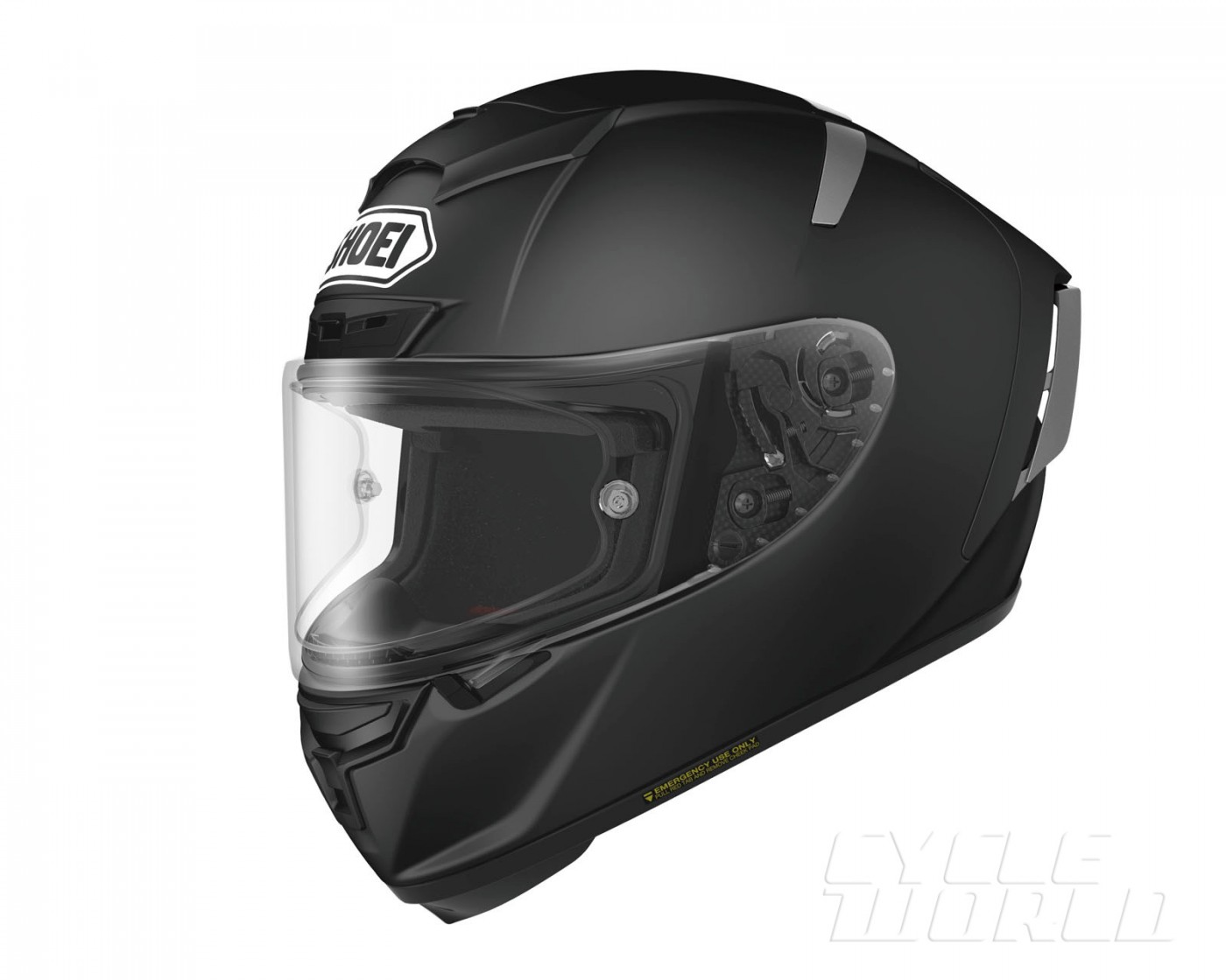 Shoei-X-Spirit-III-MatteBlack_FrontTilt