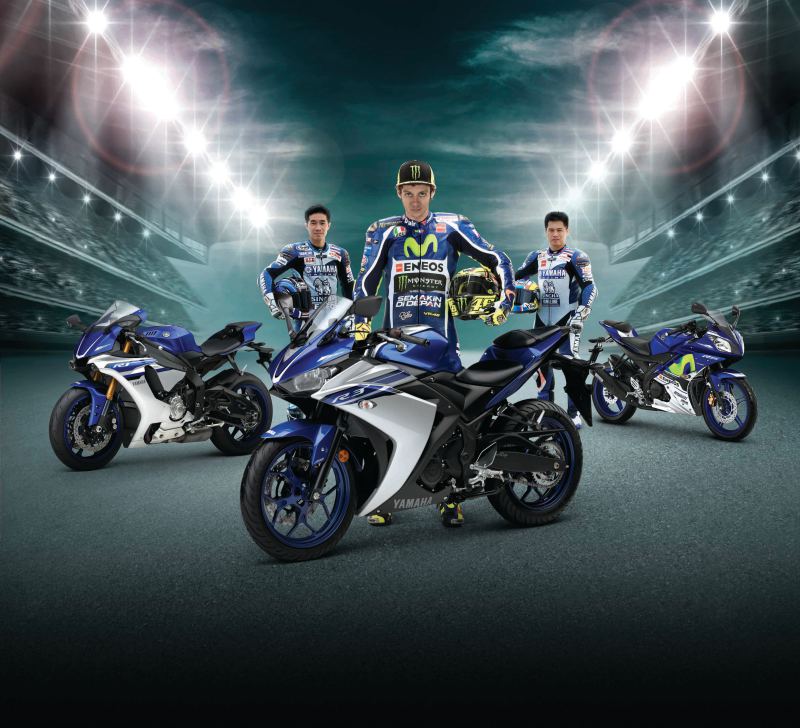 03 Yamaha YZF-R3 สัญชาตญาณสปอร์ตเรซซิ่ง สายพันธุ์ R-SERIES